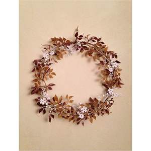 Best selling Handmade <b>Paper</b> Floral Wreath Round <b>Wall</b> <b>Hanging</b> Artificial <b>Christmas</b> <b>Decoration</b> Indoor Home Decor - Product Image 3