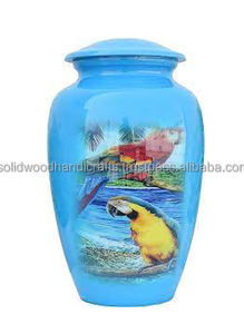 Handmade Unique Quality Metal Cremation Urn Wholesale Low Price for Human <b>Ashes</b> & Pet Caskets Quality Funeral Supplies - Product Image 3