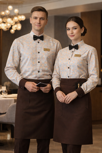 Chaqueta de Chef Vesbhusha, Uniformes para Gerentes, Poliéster/Algodón, Manga Corta, para Restaurante y Bar, Uso Hotelero, Exportador - Product Image 6