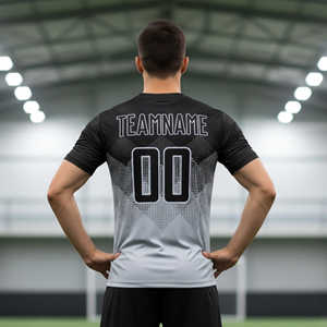 เสื้อฟุตบอลแบบแห้งเร็วระบายอากาศได้ดี ปี 2026 แบบสั่งทำพิเศษ ปักโลโก้ตามต้องการ แขนสั้น พิมพ์ลายแบบซับลิเมชั่นด้วยความร้อน ดีไซน์ใหม่ล่าสุด - Product Image 5
