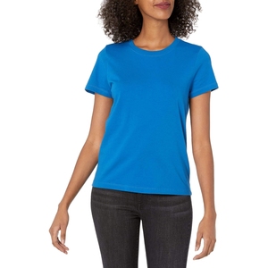 T-shirts unisexes en coton 100% OEM, coupe ajustée, col à nœud, couleur unie, col rond, manches courtes, été, décontracté, grande taille - Product Image 3