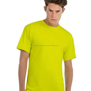 Camiseta de Algodón y Poliéster para Hombre, Lisa, con Logotipo Bordado Personalizado, Fabricante Mayorista - Product Image 1