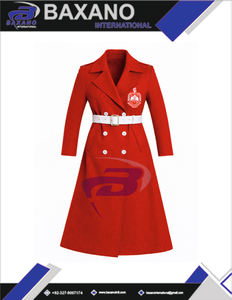 Manteau en laine de haute qualité pour femmes de la sororité Delta Sigma Theta, trench-coat long avec ceinture de la sororité DST - Product Image 4