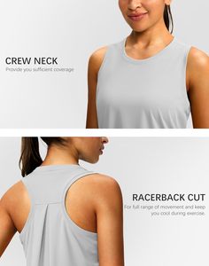 Camiseta sin mangas de algodón transpirable para mujer, estilo casual, acanalada, ajustada, para verano, gimnasio, yoga y ropa deportiva. - Product Image 5