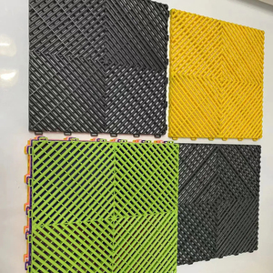 40x40x1.8 Interlocking Garage Flooring Tile for Car Floor <b>Mat</b> Car Washing Tile - Product Image 1
