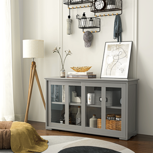 Credenza Moderna con Ante Scorrevoli per Sala da Pranzo e Stoccaggio in Officina - Product Image 4