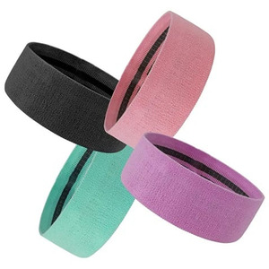 Ensemble de bandes de résistance fines antidérapantes pour femmes et hommes, pour entraînement à domicile, gym, hanches, corps, exercices de jambes et étirements - Product Image 1