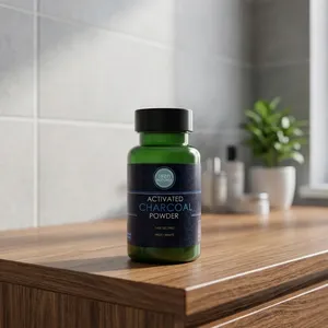 Carbón Activado Natural en Polvo para Adultos, Suplemento de Belleza, Refuerzo Inmunológico, Botella de 100g, Vida Útil de 36 Meses - Product Image 3