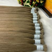 Ekstensi rambut rambut jumlah besar ditarik ganda 100% rambut manusia Virgin Vietnam harga grosir kualitas tinggi