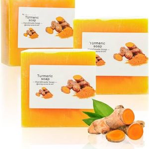 สบู่ทำความสะอาดธรรมชาติทำมือ 150 กรัม สบู่ขมิ้นจากเวียดนาม ขายส่ง - Product Image 1