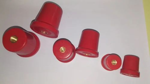 Isolateur conique de support de qualité supérieure en matériau DMC, isolateur de barre omnibus avec fente de 19x25x25x10mm pour application sur panneau électrique - Product Image 3