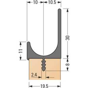 Perfil de Manija de Aleación de Aluminio Serie 1000, Temperatura Plana T3-T8 para Decoraciones, Blues 2 - Product Image 3