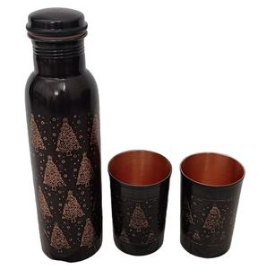 La mejor botella de agua de cobre personalizada, envío rápido, excelente servicio al cliente y a prueba de fugas, duradera y elegante - Product Image 1