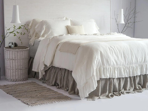 Luxury Hotel Home Linen Bedding Sets Custom 5 pcs 1 Duvet Cover 1 <b>Flat</b> 1 <b>Fitted</b> <b>Sheet</b> 2 pillow cases Sets - Product Image 1