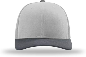 Casquette Trucker Grise Premium avec Visière Contrastante et Dos en Maille, Légère et Respirante, pour Sport et Loisirs, Logo Personnalisable - Product Image 6