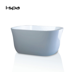 Baignoire autoportante moderne en acrylique, élégante, de style japonais, avec surface solide et drain, pour salle de bain - Product Image 4