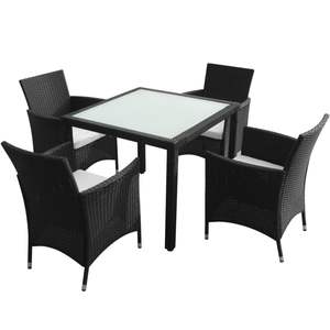 Ensemble de meubles de jardin noirs - Product Image 2