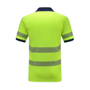 Camiseta Polo de Alta Visibilidad en Oferta, Camiseta de Trabajo Reflectante de Seguridad para la Construcción - Product Image 2