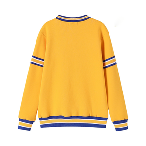 Sweat-shirt en molleton de qualité supérieure avec broderie chenille SGRho dorée, col rond côtelé personnalisé, sweat-shirt de sororité, vêtements scolaires - Product Image 2