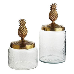 Recipiente Metálico Decorativo Pequeño para Frutos Secos, con Tapa de Calidad, Producto de Cocina Sostenible - Product Image 4