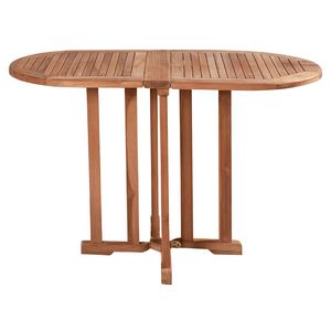 Ensemble de table à manger moderne en bois massif pliable pour 6 personnes, table ovale en pierre, imperméable, durable, écologique, multifonctionnelle, pour villa - Product Image 1