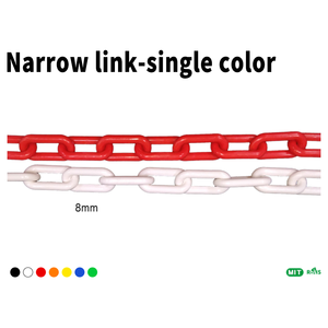 8mm25m Link Barriers Crowd Control Safety <b>Chain</b> on Reel Barrier Plastic Black Standard Taiwan 12mm 28mm PINKBRAND 51.0mm 37mm - Product Image 6