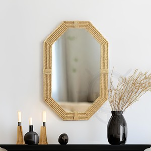 Wholesale Mango <b>Wood</b> Rope-Wrapped Wall Hook - Nautical Coastal Design - Product Image 5