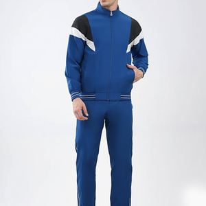 Distress <b>Embroidery</b> Hoodies and Sweat Pants <b>Set</b> Premium Quality Breathable Custom Applique Embroidered Patchwork Tracksuit <b>Sets</b> - Product Image 1