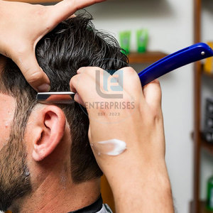 Light Weight Sustainable Stainless Steel Wood Reusable Durable High Quality Customized <b>Straight</b> Shaving <b>Razors</b> Best Selling - Product Image 6