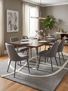Modern Handmade Tufted Wool Rug Abstract Line Design Carpet Custom Contemporary Area Rug for Living Room Hotel - Product Image 6