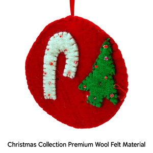 Collection de Noël en feutre de laine de qualité supérieure - Product Image 2