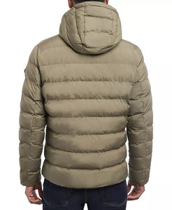 เสื้อแจ็คเก็ตและเสื้อโค้ทผู้ชายแบบกำหนดเอง เสื้อโค้ทกันหนาวแฟชั่นหนังแบบสปอร์ต เสื้อโค้ทพัฟเฟอร์ไซส์ใหญ่ เสื้อโค้ทลำลองแบบบับเบิ้ลสำหรับผู้ชาย - Product Image 2