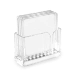 Transparent Acrylic <b>Drink</b> <b>Coasters</b> Set Modern Clear <b>Coasters</b> for Table Protection Reusable Anti Slip MADIHA ART CRAFTS MAC-3859 - Product Image 2