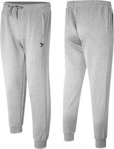 Unisex gray tracksuit set <b>Half</b>-<b>zip</b> <b>jacket</b> with side pockets Drawstring pants for adults Solid color casual wear - Product Image 3