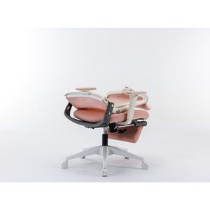 Sedia da Ufficio Ergonomica per Casa con Supporto Lombare, Poggiatesta, Braccioli Ribaltabili, Altezza Regolabile, Girevole e Basculante - Product Image 6