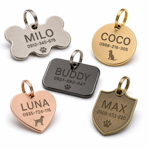 Placas de Identificación Personalizadas para Perros con Acabado de Esmalte Duro Imitación para Marcas de Accesorios para Mascotas y Pedidos al por Mayor - Product Image 2