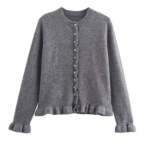 Cardigan pour femmes, léger, en tricot doux, manches longues, à porter tous les jours, coupe confortable, élégant - Product Image 1