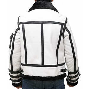 Chaqueta de Cuero Genuino Hecha a Mano de Primera Calidad, Suave y Real, para Hombre, Acolchada, Transpirable, con Diseño Único, Nueva Moda de Invierno - Product Image 5