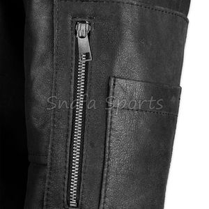 Chaqueta de Motociclista de Cuero Genuino Personalizada para Hombre con Logotipo Personalizado, Estilo Urbano, Secado Rápido, Transpirable, Chaquetas de Invierno - Product Image 3