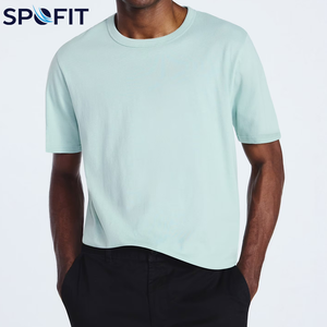 T-shirt de bonne qualité pour garçons, manches courtes, couleur unie, t-shirts d'été pour hommes, dernières tendances en matière de t-shirts pour hommes, prix de gros - Product Image 2