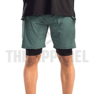Pantalones Cortos Awrah para Hombre, Largos hasta la Rodilla – Pantalones Cortos Deportivos Modestos de Secado Rápido, Transpirables, Ropa Deportiva Atlética con Logotipo Personalizado - Product Image 6