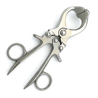 Pince de castration pour porcs et moutons 2PEC, Burdizzo, en acier inoxydable, instrument chirurgical vétérinaire réutilisable, outil de castration animale