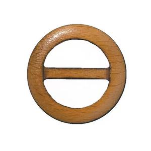 Hebilla de Madera Hecha a Mano, Material Sostenible, Acabado Liso, Hebilla de Madera Natural Duradera, Diseño Minimalista, Larga Duración - Product Image 2