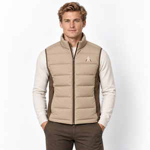 Men Padded Hybrid <b>Gilet</b> Breathable Winter Provides <b>Lightweight</b> Warmth Flexible Movement Practical Comfort Everyday Outdoor - Product Image 1