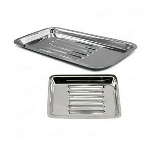 Bandeja de instrumentos dentales manuales para clínica, de acero inoxidable, autoclavable, duradera, para uso profesional dental, con certificación CE - Product Image 1