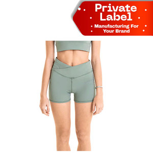 Shorts de Cintura Alta con Efecto Scrunch para Mujer, Shorts Deportivos Sin Costuras para Gimnasio, Shorts con Efecto Levanta Glúteos, Shorts de Yoga para Fitness - Product Image 1