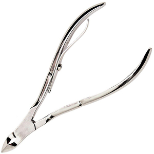 Cortacutículas de acero inoxidable con acabado espejo para uso en salones de belleza, con cuchilla afilada para cutículas muertas, herramientas para cutículas con unión en esquina. - Product Image 5