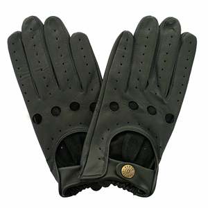 Guantes de Conducción de Cuero Premium, Transpirables, Perforados, con Correa de Muñeca Ajustable, de Secado Rápido, para Todas las Estaciones, Unisex, Fabricante OEM - Product Image 5