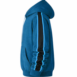Ensemble de survêtement 2-en-1 pour homme en molleton bouclette de polyester épais, personnalisable, respirant, avec fermeture éclair latérale, haute qualité - Product Image 6