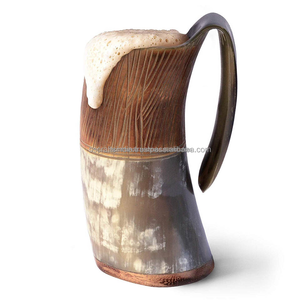 Taza de cuerno hecha a mano más vendida, vasos únicos naturales para una experiencia auténtica disponible al mejor precio de la India - Product Image 5